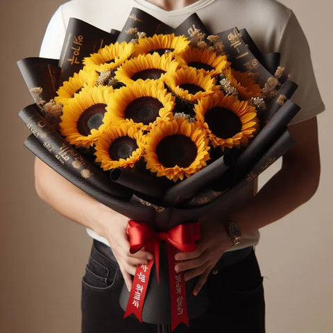 ¡Haz que su día sea más brillante con nuestro Ramo de Girasoles!