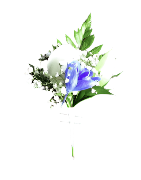 Bouquet Novios Azul Rosas Blancas Bodas - Flores 24 Horas Bogotá