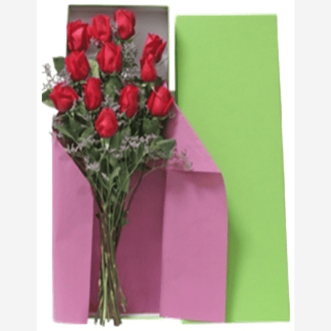 Rosas Rojas En Caja Mi Negra, Regalo De Rosas Únicas y Especiales Para Cualquier Ocasión, Flores 24 Horas, Domicilio En Bogotá DC.