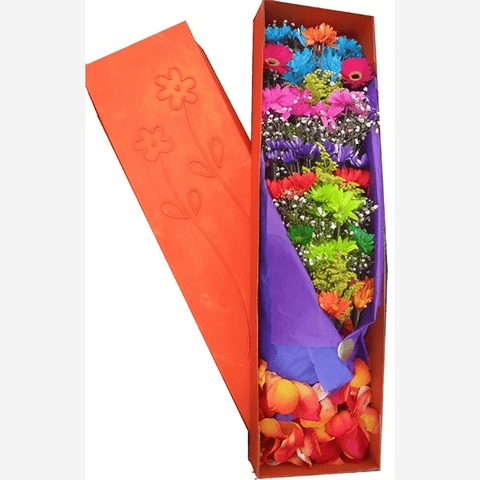 Flores Mixtas Quiero Verte, Flores En Caja, Regalo De Flores Únicas y Especiales Para Cualquier Ocasión, Flores 24 Horas, Domicilio En Bogotá DC.