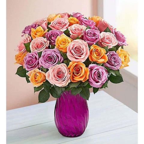 Rosas Para Mujer, Llamadas así por sus flores en colores pastel, nuestras populares rosas se reúnen en un ramo de 18 o 36 tallos para una sorpresa verdaderamente hermosa. Floristería Flores 24 Horas