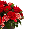 Vista de flores. Encántala con la belleza y elegancia de nuestras Flores Elegantes Para Ella. Nuestra exquisita caja contiene una combinación de rosas, claveles y lirios que seguramente la impresionarán. Floristería Flores 24 Horas, domicilios en Bogotá