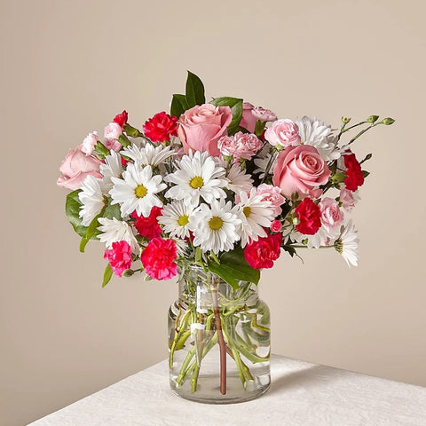 Rosas Dulce Suspiro, flores para decoración de hogar con rosas, es un hermoso regalo para aniversario, regalo de flores para cumpleaños, flores para toda ocasión y decoración, Floristería Flores 24 Horas