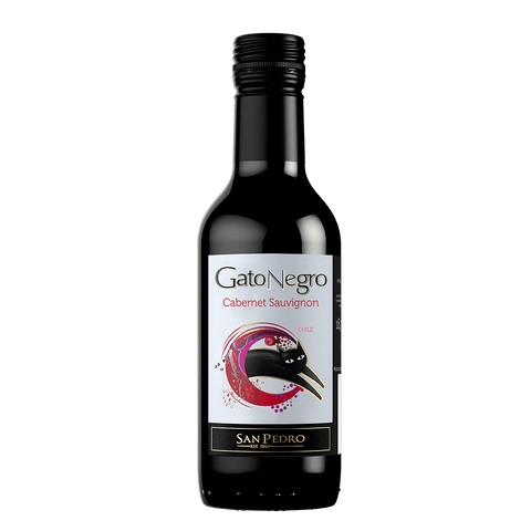 Gato Negro Cabernet Sauvignon, Vino Tinto, 187 ml, Acompaña Regalos Con Flores. Floristería Flores 24 Horas, Domicilio Bogotá