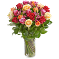 Rosas Otoño Dorado, combinación de rosas color amarillo, durazno, blancas, floristería flores 24 horas, Bouquet, Flores en Jarrón, regalo de aniversario
