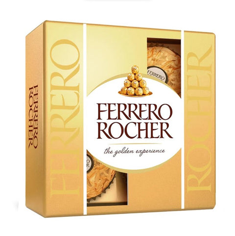 Ferrero Rocher, Chocolates 4 Unidades, Regalos Acompaña Flores, Regalos De Amor. Flores 24 Horas, Floristería en Bogotá DC